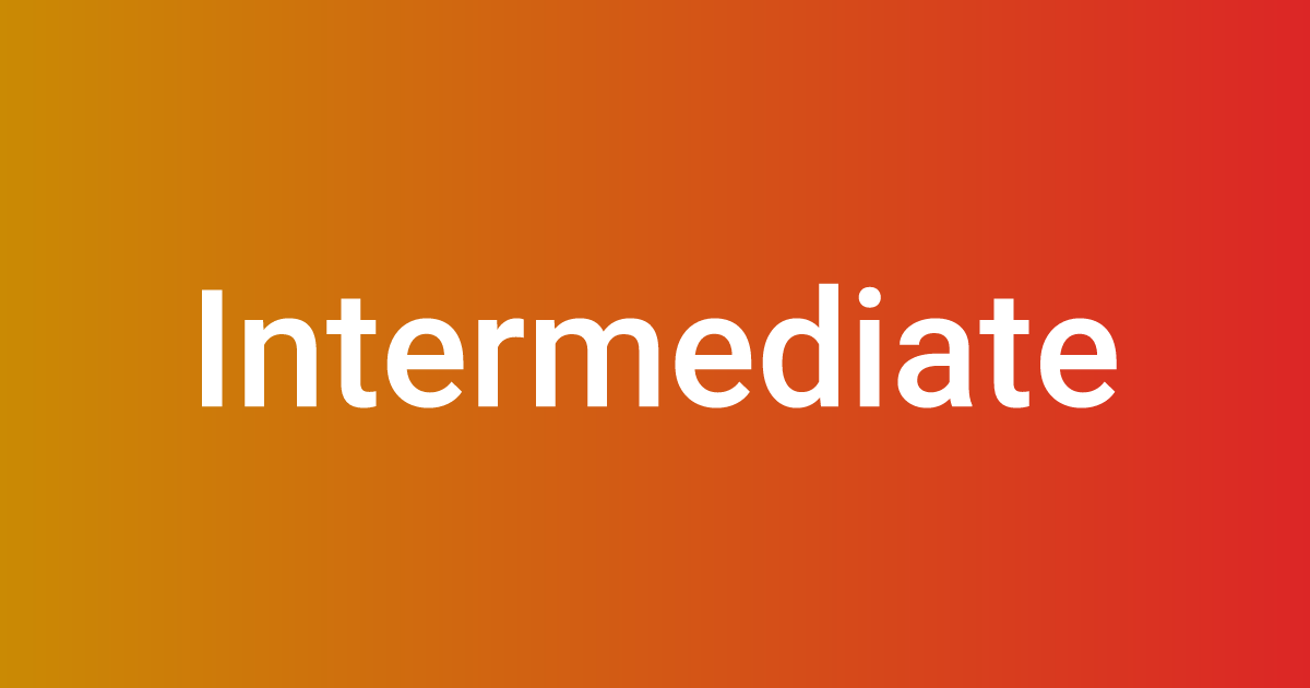 Intermediate scipress