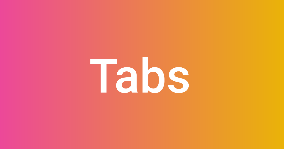 Tabs scipress